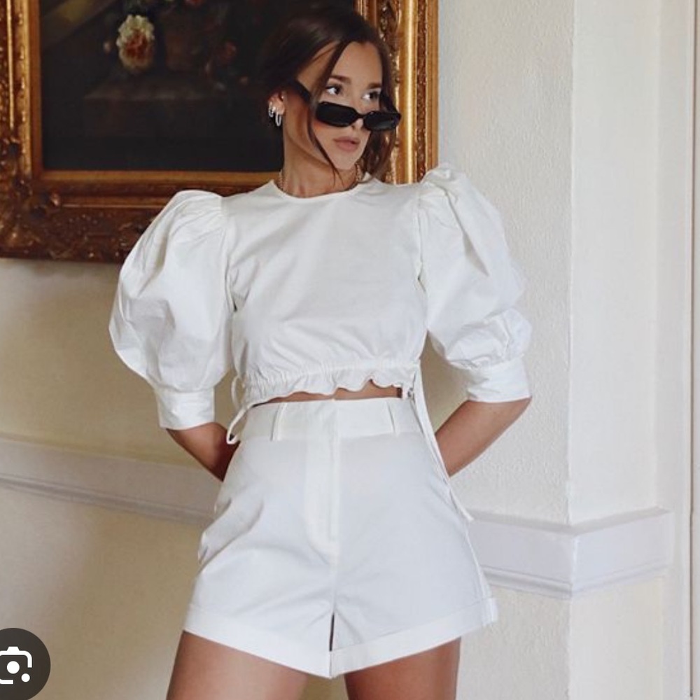Weworewhat puff sleeve set